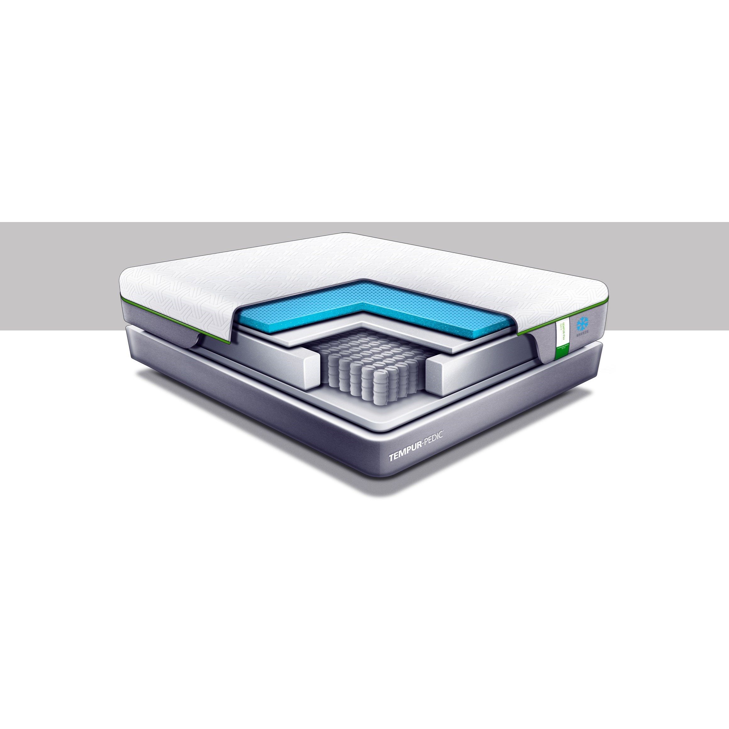 TempurPedic® TEMPURFlex Supreme Breeze 10292250 Queen Medium Plush